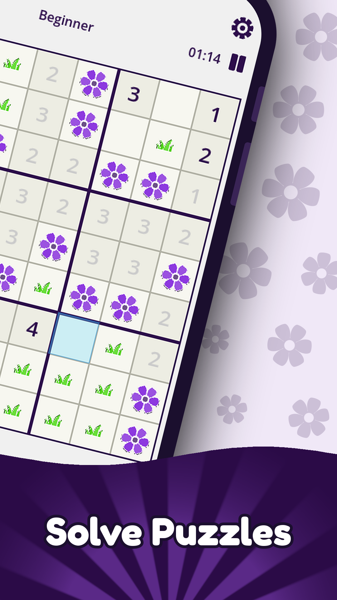 Hanadoku screenshot: solve puzzles